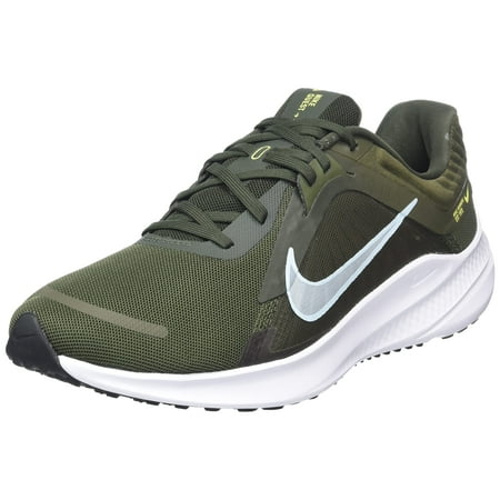 Nike Quest 5 Men's Road Running Shoes Color: Cargo Khaki/Sequoia/White/Glacier Blue Size: 10