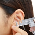 thumbnail image 3 of EeaseCA 1 Set Portable Ear Piercing Accessory Perforation Tools Kit Painless Ear Piercer Steel Ear Piercing Tool for Women Girls Kids, 3 of 8