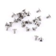 thumbnail image 1 of Flat Head Socket Head  Screws Nuts Set, 250Pcs M2 Hex Socket Screws , Stainless Steel Hex Socket Screws, Nuts For Furniture For Car Fix, 1 of 6
