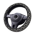 thumbnail image 6 of Lsque Daisies Flowers Ultra Soft Car Steering Wheel Cover for Women, Standard 15 inch Size for Truck Van SUV Auto, 6 of 8