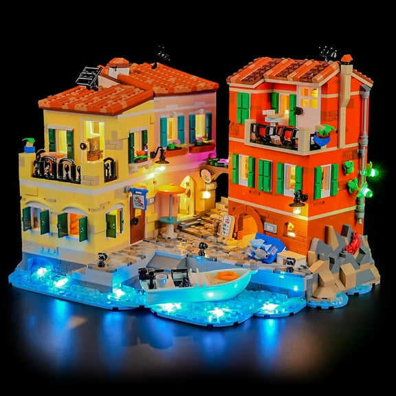 LED Light for Lego-21359 Ideas Italian Riviera Building Blocks Model (Building Set NOT Included)