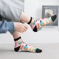 thumbnail image 6 of Uemuo Cupcakes and Donuts Printed Crew Socks, Moisture-Wicking Socks, Athletic Socks for Men Breathable Cushion Socks Casual Sport Socks for Running Traveling, 6 of 6