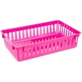 8 Pack Colorful Storage Bins for Classroom Small Plastic Baskets for