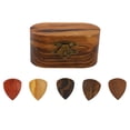 thumbnail image 1 of Guitar Pick Case,Wood Guitar Pick Box Guitar Accessories Guitar Pick Box Dependable Performance, 1 of 8