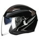 thumbnail image 1 of Casco de coche con batería y doble lente, personalidad masculina y femenina, medio casco, 1 of 6