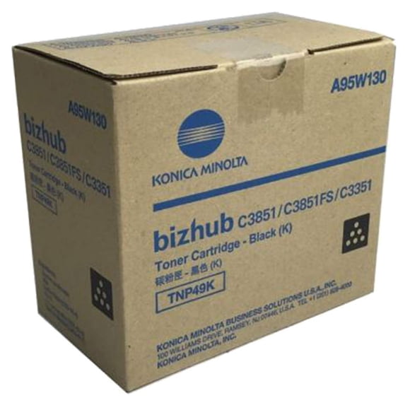 Cartucho de tóner negro Konica Minolta BIZHUB C3351 13000
