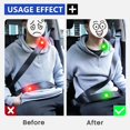 thumbnail image 1 of POINTERTECK 2Pcs Seat Belt Clips  Seatbelt Adjuster for Everyone  Premium Plastic Comfort Universal Auto Shoulder Neck Strap Positioner  Red, 1 of 8