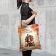 thumbnail image 4 of Happy Thanksgiving Boxer Turkey Costume Pumpkins Autumn Leaves All Over Print 3D Canvas Tote Bag Boxers Dog Lover Gifts Idea Reusable Handbag - 13014, 4 of 5
