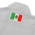 thumbnail image 4 of Mexico Embroidered Soft Shell Water Repellent Zip Up Jacket - White, 4 of 5
