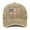 Brown, variant on Washed-Cotton Baseball Cap Soft Unconstructed Plain Blank Adjustable Size Dad Hat for Workouts (Khaki)
