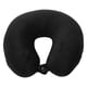 thumbnail image 1 of Almohada de viaje elástica suave en forma de U, soporte para el cuello, cojín de descanso para oficina con hebilla (negro), 1 of 8