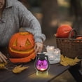 thumbnail image 3 of Halloween Skeleton Lantern Light Portable Battery Powered Skull Light Hanging Lantern Lamp, 3 of 8