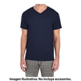 thumbnail image 2 of Playera Fruit of the Loom Para hombre cuello v, algodón sustentable, azul marino, talla G, 2 of 4