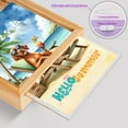 thumbnail image 4 of Vizsla Hello Summer Beach Theme with Sunglasses and Tropical Cocktail Acrylic Plaque with Wood Photo Frame Box Vizslas Dog Lover Gifts Idea Light Box - 00009, 4 of 5