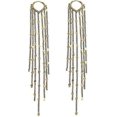 thumbnail image 1 of Pendientes de plata y oro Yashi estilo punk elegantes con borlas colgantes para mujer modelo 745, 1 of 5