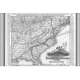 thumbnail image 1 of 24"x36" Gallery Poster, 1896 Seaboard Air Line Railway Railroad Map, 1 of 1