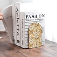thumbnail image 6 of Pofeuu Groovy Hippie Flower Mushrooms Print Large Bookend Hold Heavy Books- Wood Bookends for Heavy Books Heavy Duty Book Ends Wood Bookends for Office Desk Non-Skid, 6 of 7