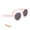 Pink frame, variant on Soft Silicone Kids Sunglasses UV400 Protective Eye Glasses with Rope For Active Children Outdoor Sports Play Daily
