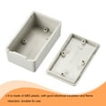 thumbnail image 4 of Uxcell Mini Dustproof Junction Box 60x36x25mm ABS for Electrical Project Gray 3 Pack, 4 of 5