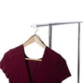 thumbnail image 2 of Econoco B387476 Collapsible RCS-2 Salesmans Portable Garment Rack with Heavy Duty Round Tubing - Chrome, 2 of 2