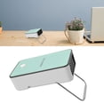 thumbnail image 2 of Suodoka Mini Electric Fan Heater Cyan Portable Desktop Air Warmer with Bracket for Home Office Dorm Mute Quick Heating US Plug 110V 110W (2.9x5.0x1.4 in / 7.3x12.6x3.6 cm), 2 of 9