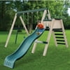 Congo Swing N Monkey 2 Station Play Set - Green and Sand