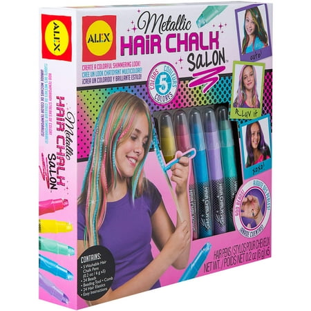 ALEX Spa Metallic Hair Chalk Salon - Walmart.com
