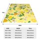 thumbnail image 3 of Balery Lemon Manta de Felpa Suave y Acogedora – Cobija de Franela Aterciopelada para Cama, Lavable y Cálida para Sofá, Mascotas, Transpirable-40"x30", 3 of 7
