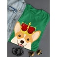 thumbnail image 3 of Royal Corgi W Crown T-Shirt Women -Image by Shutterstock, Female x-Large, 3 of 4