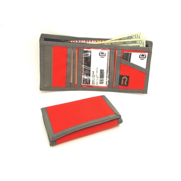 Rainbow of California Men's Nylon Trifold Wallet w/Inside ID. Made in