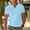 #226-Sky Blue, variant on Mens Fashion Solid Pocket Short Sleeve V Neck Polo Shirt Daily Business Casual Top Sky Blue XL Gifts for Father