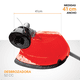 thumbnail image 3 of Desbrozadora Gimterra 52cc BC520 2HP Gasolina 2 Tiempos con Disco 3 Dientes, 3 of 5