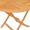 thumbnail image 5 of vidaXL 5 Piece Garden Dining Set Solid Wood Teak, 5 of 5