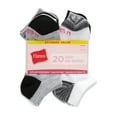 thumbnail image 2 of Girls No Show Socks Pack, 20 Pairs, Stay-Put Low-Cut Girls' Socks, 2 of 4