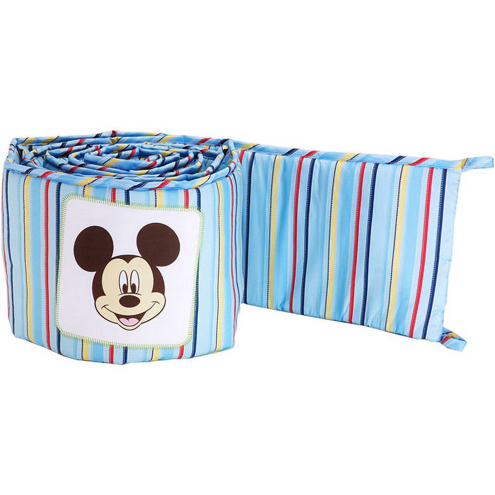 Disney Baby - Mickey Mouse and Pluto 4-Piece Crib Bedding Set - image 4 of 5