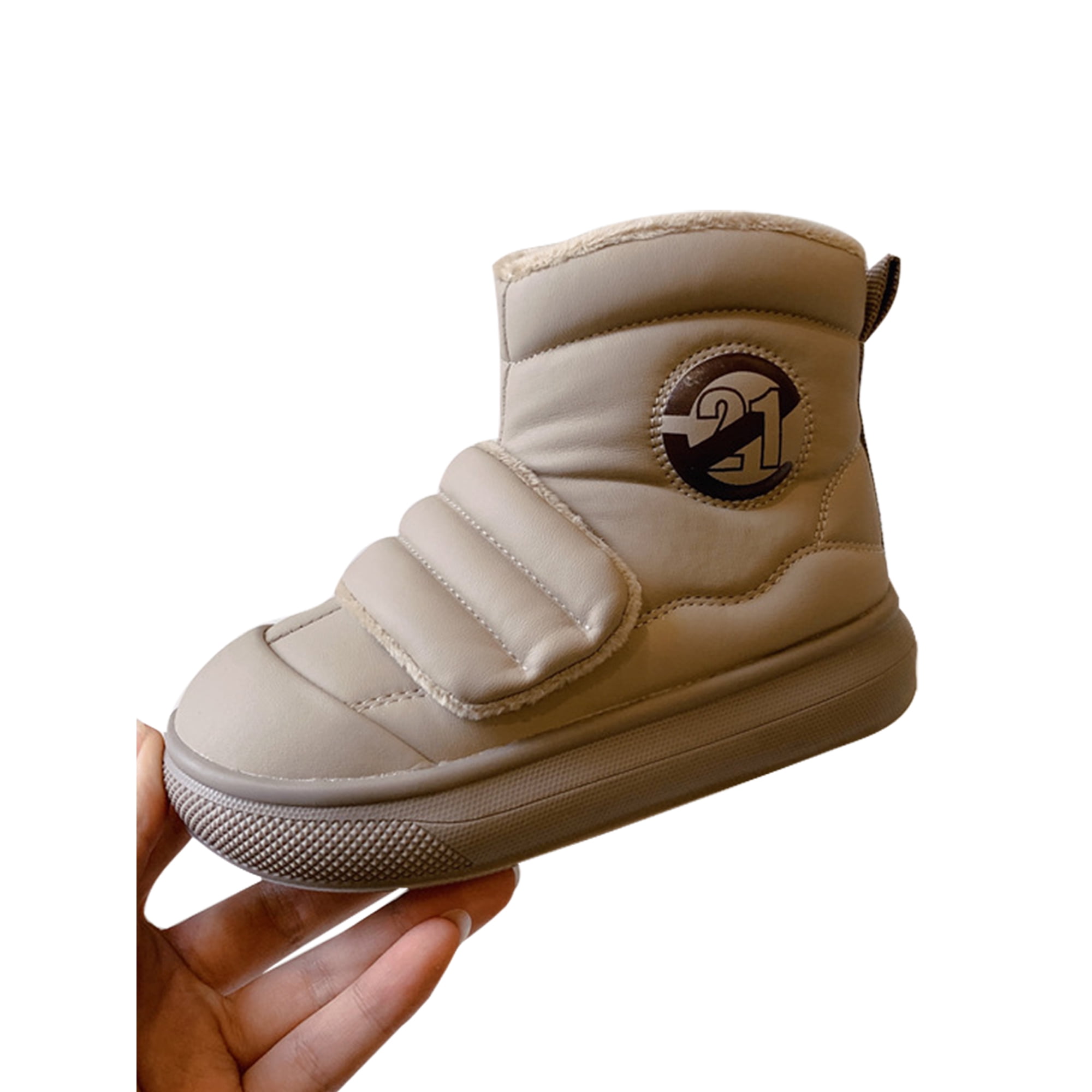 Woobling Kids Comfort Snow Boot Walking Casual Zip Up Winter Boots