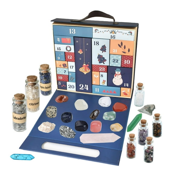 asddcavvf 2024 Christmas Calendar Empty | 24 Day Christmas Countdown | Countdown Christmas Storage f