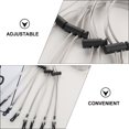 thumbnail image 2 of Phenofice 10Pcs Durable Polyester Mask Rope Adjustable Face Mask Lanyard with Fixed Button for Windproof, 2 of 7