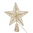 thumbnail image 3 of Kurt Adler 11.8-Inch Battery Operated 5-Point Metal Star Tree Topper, 3 of 7