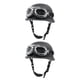 thumbnail image 1 of Sidaley Casco de moto elegante protección ajustable hombres mujeres cascos Negro Mate Tipo 1 SG 2piezas, 1 of 6