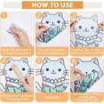 thumbnail image 2 of Cartoon Cats Wall Stickers 10 Styles Colorful Cute Cat Decals Animal Wall Stickers Decor Vinyl Decor Stickers DIY Wall Art Nursery Murals for Kids Bedroom Cat Room Decor Cat Wall Decor, 2 of 9