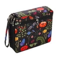 thumbnail image 3 of Organizador de Bolígrafos Bolsa de Acuarela Bolsa de Tela con 120 Ranuras Tres Capas con Correa de Asa Estuche de Lápices de Colores Portalápices para negro, 3 of 8