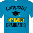 thumbnail image 4 of Inktastic Congrats My Daddy Graduated with Cap T-Shirt, 4 of 5