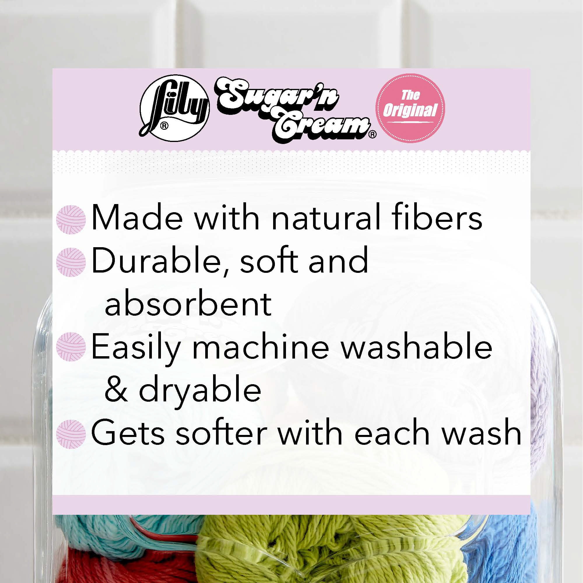 Lily Sugar N Cream® Cones™ #4 Worsted (Medium) Cotton Yarn, Teal 14oz/400g 674 Yards
