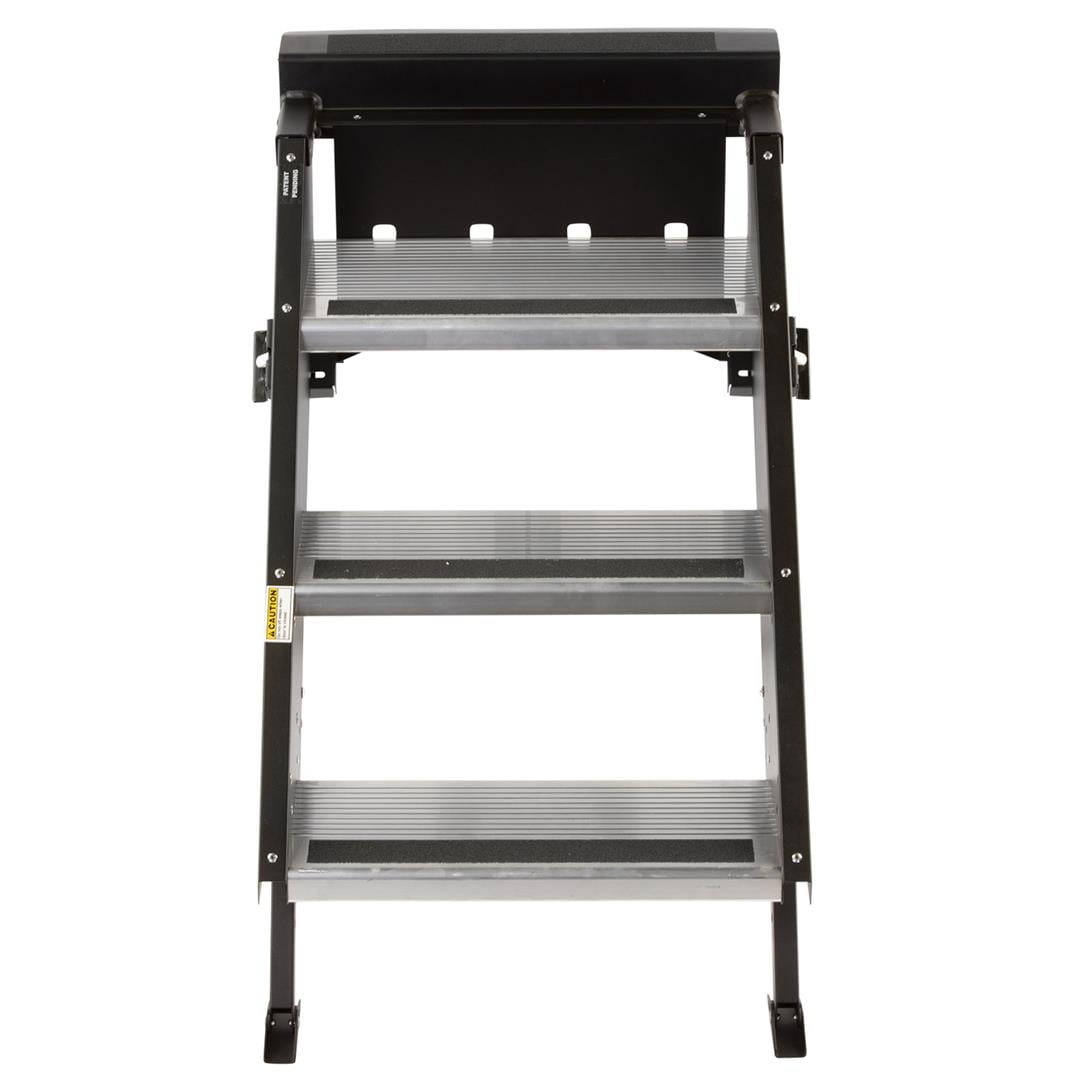MOR ryde Entry Step STP-205 Gen 2; 3 Step; Strut Assist Fold Up