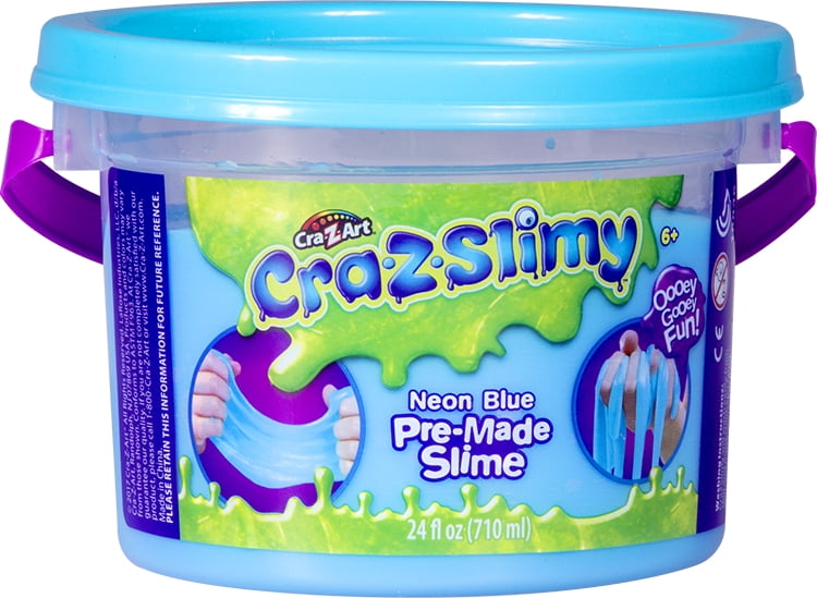 Premade Slime Bucket 24 OZ. Blue