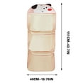 thumbnail image 1 of Sac Suspendu de Rangement pour Chaussettes, Sac de Rangement pour Garde-Robe et Porte de Dortoir, 1 of 4