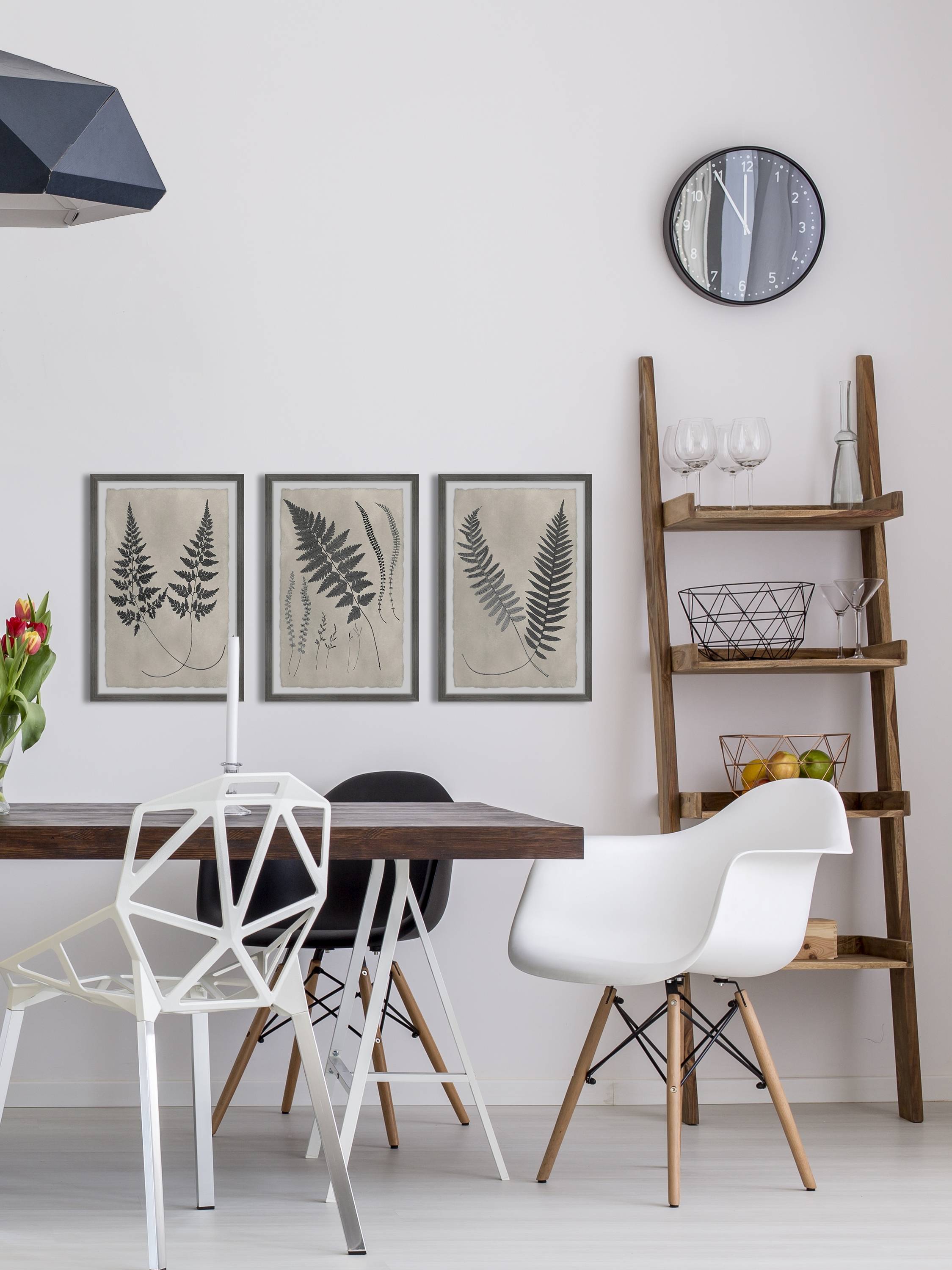 Marmont Hill Vintage Fern Study II Triptych