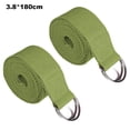 thumbnail image 2 of Bande Extensible pour Yoga avec Boucle Réglable en Métal Entraînement Physique Extensible pour Yoga, Pilates, 2 of 5