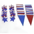 thumbnail image 4 of Star Garland Banner Streamers Red White and Blue, Patriotic Decorations for 4th of July, Independence Day, Labor Day, Veterans Day, Memorial Day, 4 of 5